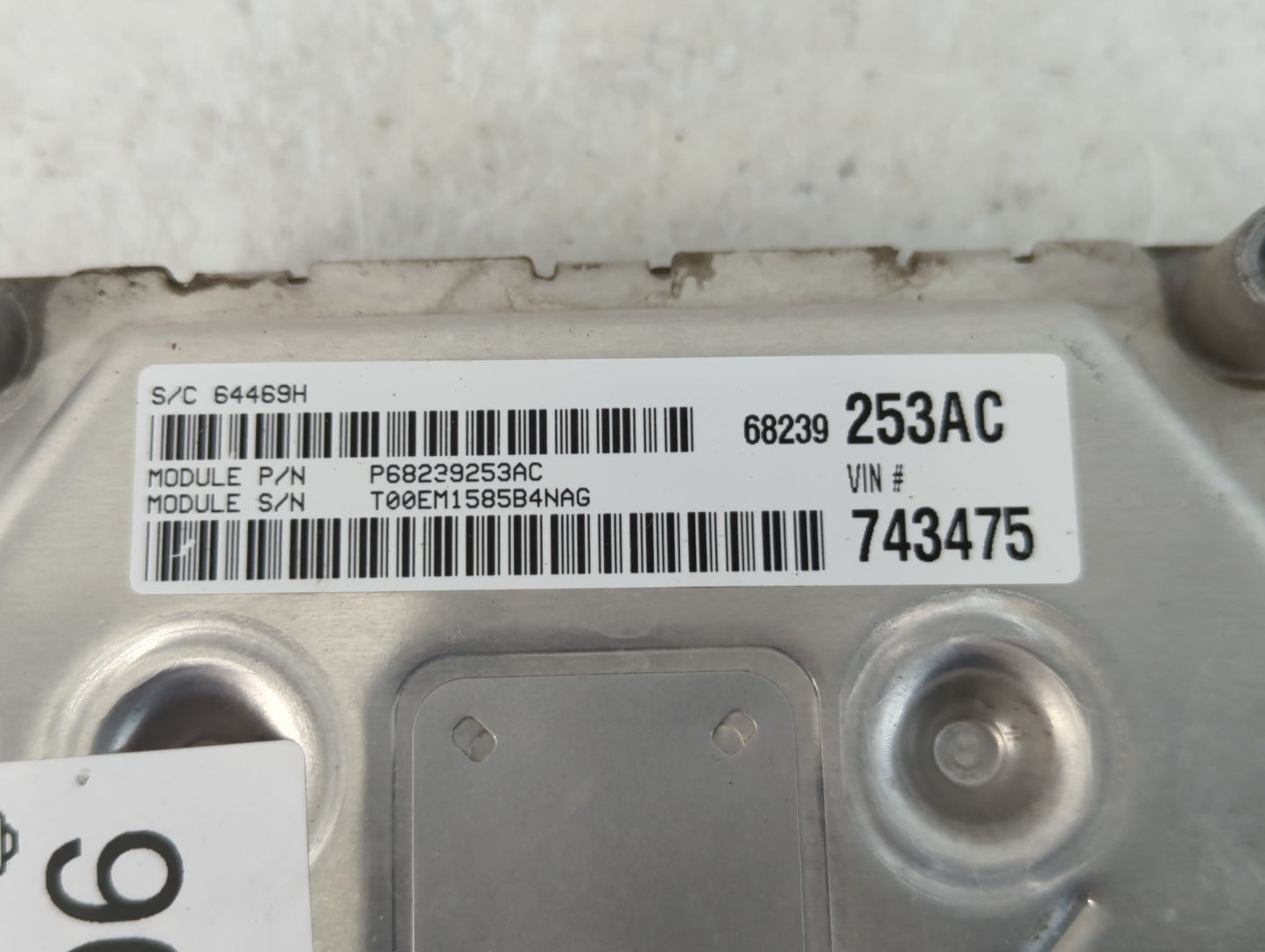 2015 Dodge Journey PCM Engine Control Computer ECU ECM PCU OEM P/N:P68239253AC P05150923AB Fits OEM Used Auto Parts - Oemuse