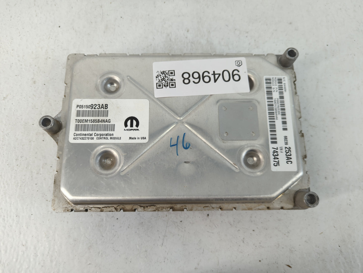2015 Dodge Journey PCM Engine Control Computer ECU ECM PCU OEM P/N:P68239253AC P05150923AB Fits OEM Used Auto Parts - Oemuse