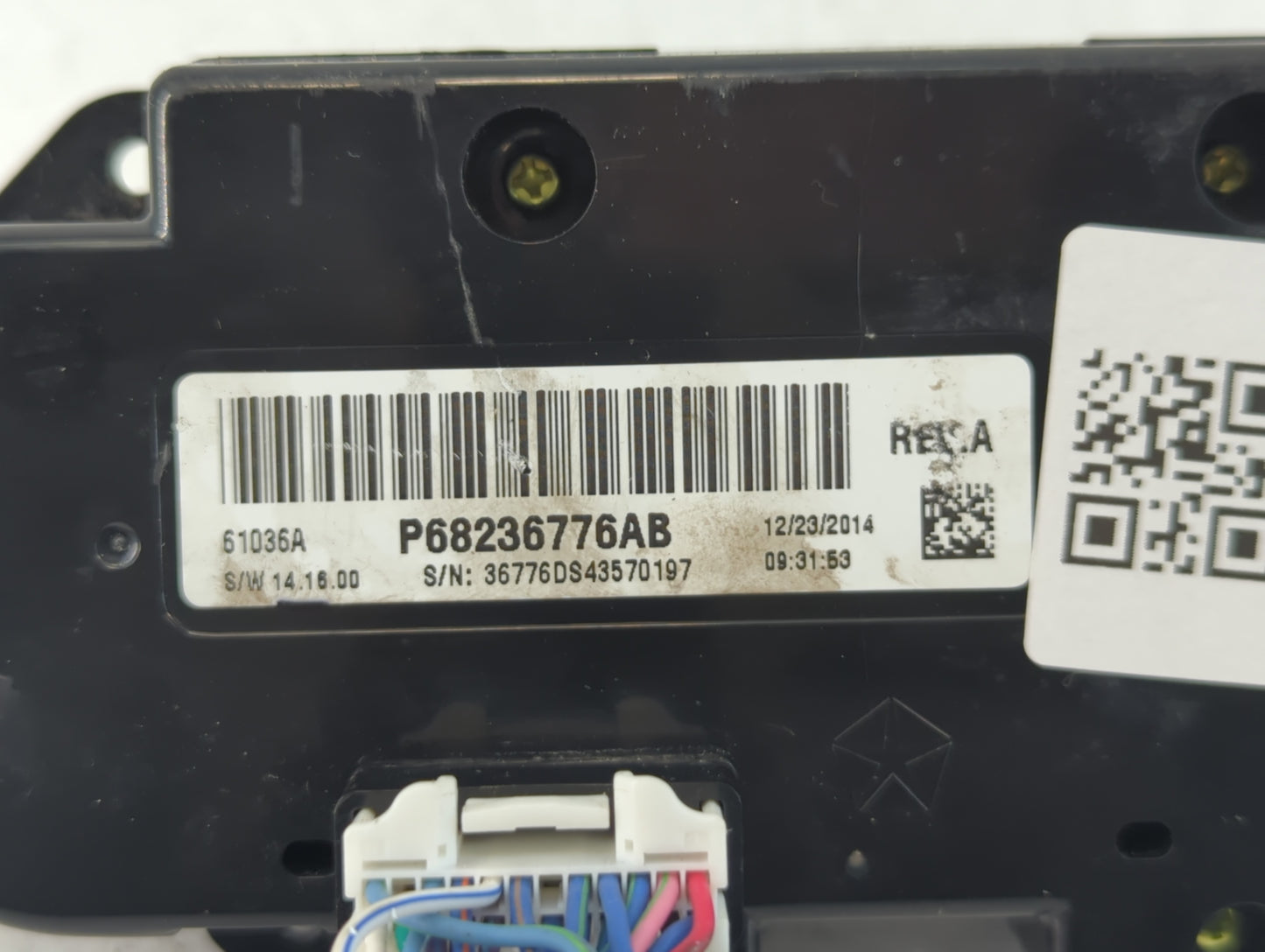 2015 Dodge Ram 1500 Climate Control Module Temperature AC/Heater Replacement P/N:P68236776AB Fits OEM Used Auto Parts - Oemu