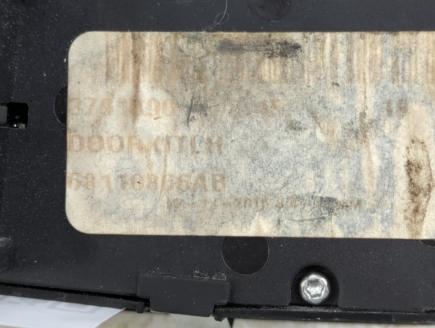 2015 Dodge Ram 1500 Master Power Window Switch Replacement Driver Side Left P/N:68110866AB Fits Fits 2012 2013 2014 2016 OEM