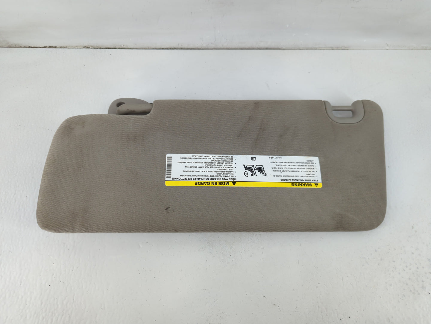 2015 Dodge Ram 1500 Sun Visor Shade Replacement Passenger Right Mirror Fits Fits 2016 2017 2018 2019 2020 OEM Used Auto Part