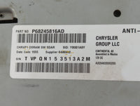 2015 Dodge Ram 1500 Radio AM FM Cd Player Receiver Replacement P/N:P68245816AD Fits Fits 2016 OEM Used Auto Parts - Oemuseda