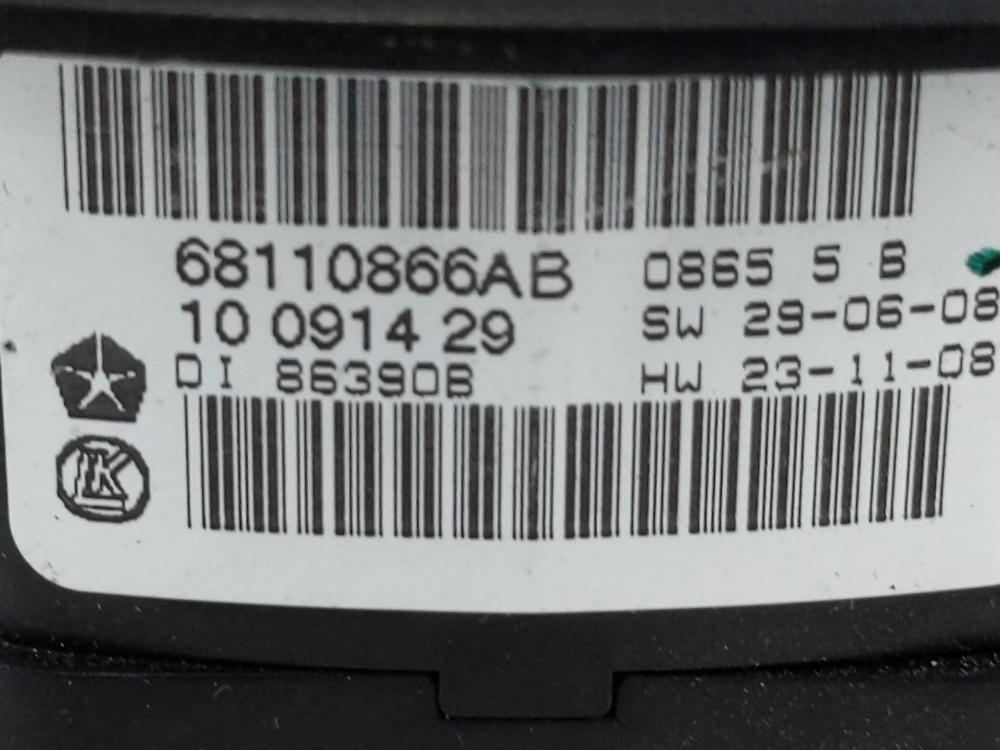 2015 Dodge Ram 1500 Master Power Window Switch Replacement Driver Side Left P/N:68110866AB Fits Fits 2012 2013 2014 2016 OEM