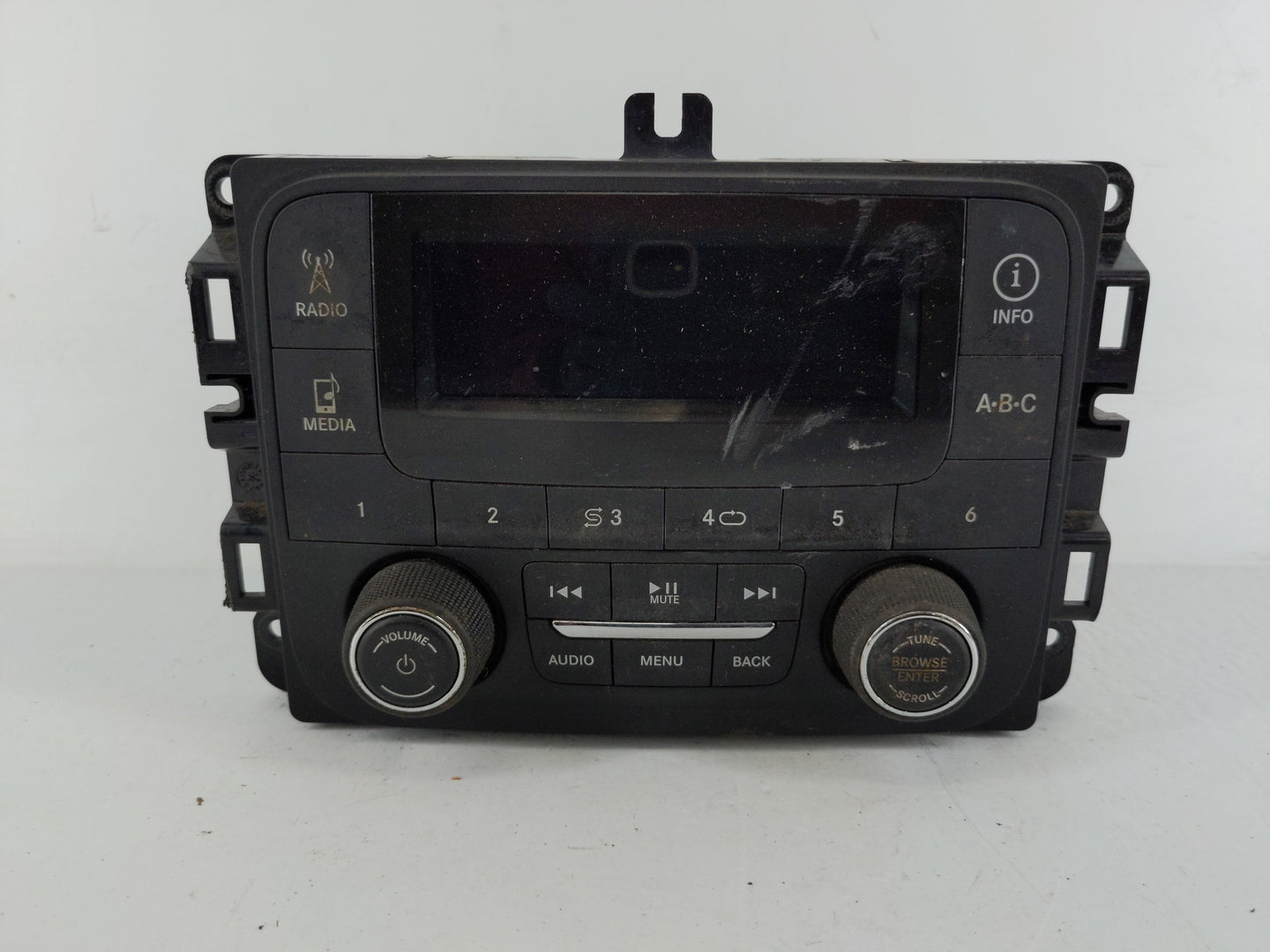 2015 Dodge Ram 1500 Radio AM FM Cd Player Receiver Replacement P/N:P68271375AA P68245816AD Fits Fits 2016 OEM Used Auto Part