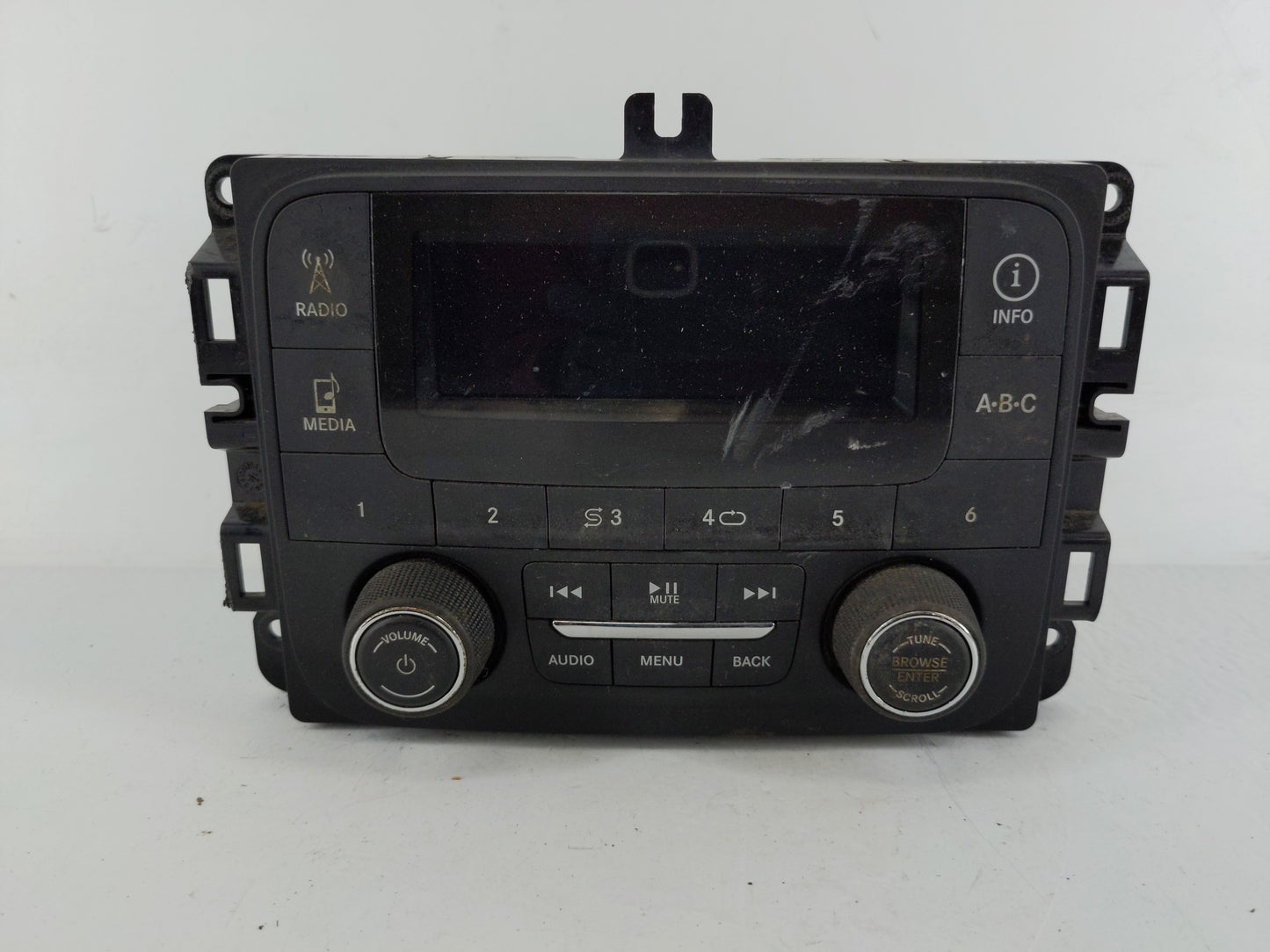 2015 Dodge Ram 1500 Radio AM FM Cd Player Receiver Replacement P/N:P68271375AA P68245816AD Fits Fits 2016 OEM Used Auto Part