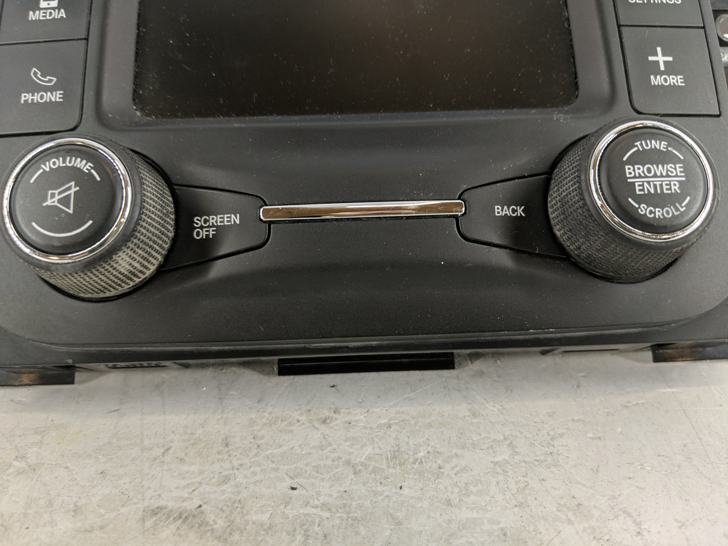 2015 Dodge Ram 1500 Radio AM FM Cd Player Receiver Replacement P/N:P68228668AE P68228668AC Fits OEM Used Auto Parts - Oemuse