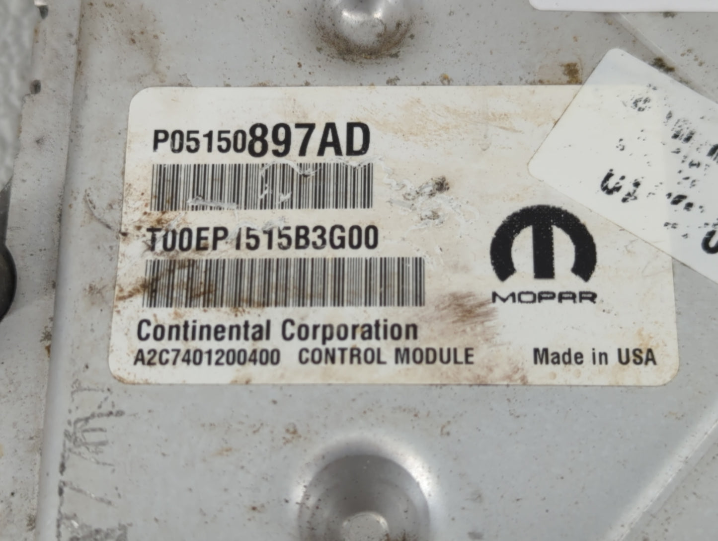 2015 Dodge Ram 1500 PCM Engine Control Computer ECU ECM PCU OEM P/N:P68231654AC Fits OEM Used Auto Parts - Oemusedautoparts1