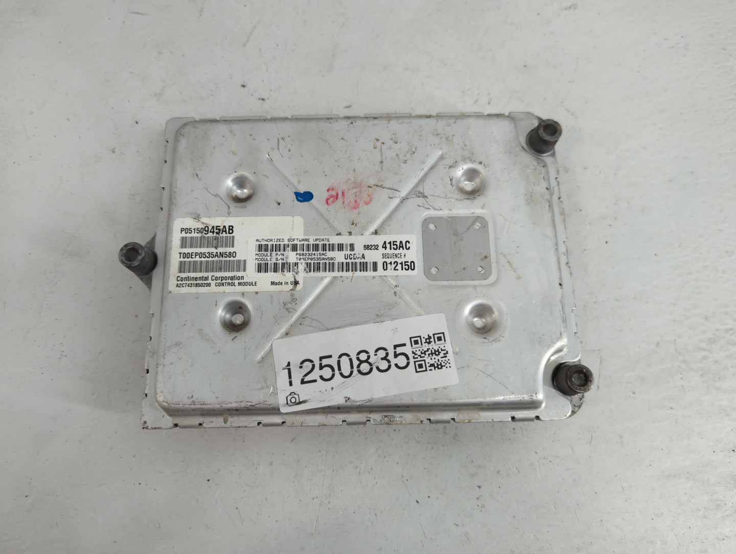 2015 Dodge Ram 1500 PCM Engine Control Computer ECU ECM PCU OEM P/N:68232415AC P68232415AC, P05150945AB Fits OEM Used Auto P