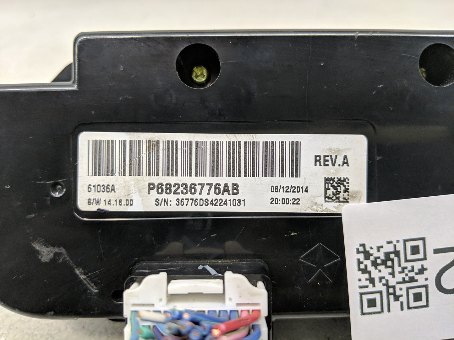 2015 Dodge Ram 1500 Climate Control Module Temperature AC/Heater Replacement P/N:P68236776AB Fits OEM Used Auto Parts - Oemu