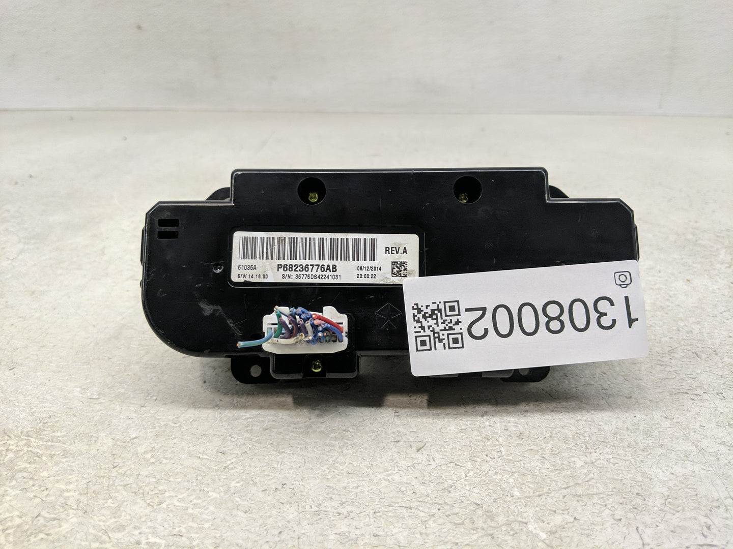2015 Dodge Ram 1500 Climate Control Module Temperature AC/Heater Replacement P/N:P68236776AB Fits OEM Used Auto Parts - Oemu