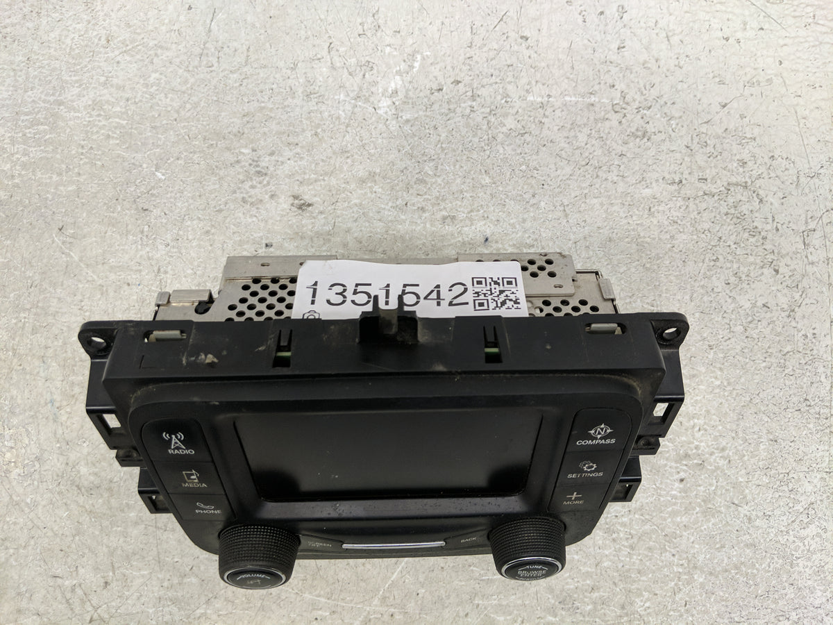 2015 Dodge Ram 1500 Radio AM FM Cd Player Receiver Replacement P/N:P68228668AD OEM Used Auto Parts - Oemusedautoparts1.com