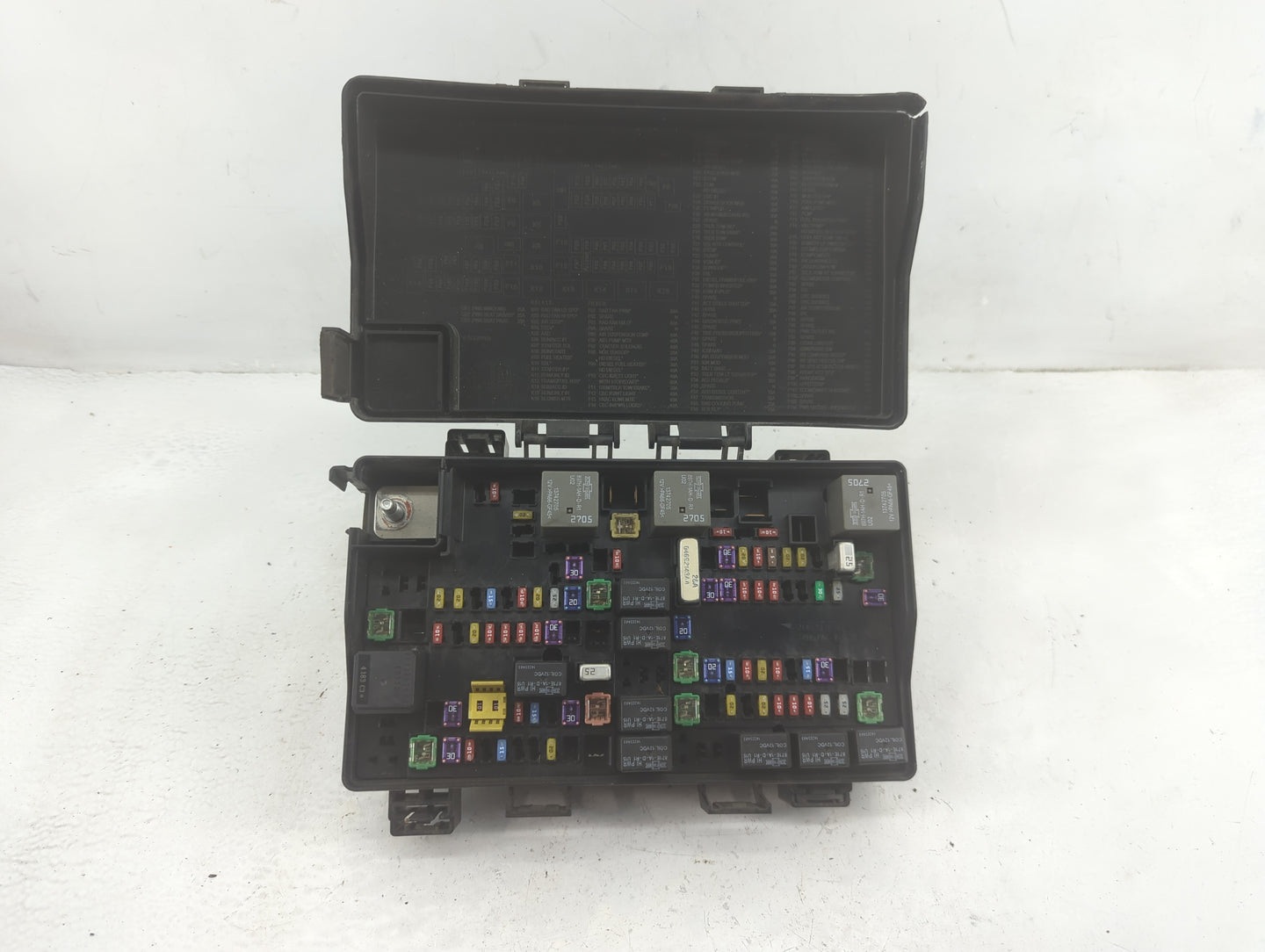2015 Dodge Ram 1500 Fusebox Fuse Box Panel Relay Module P/N:7140-1980-30 Fits OEM Used Auto Parts - Oemusedautoparts1.com