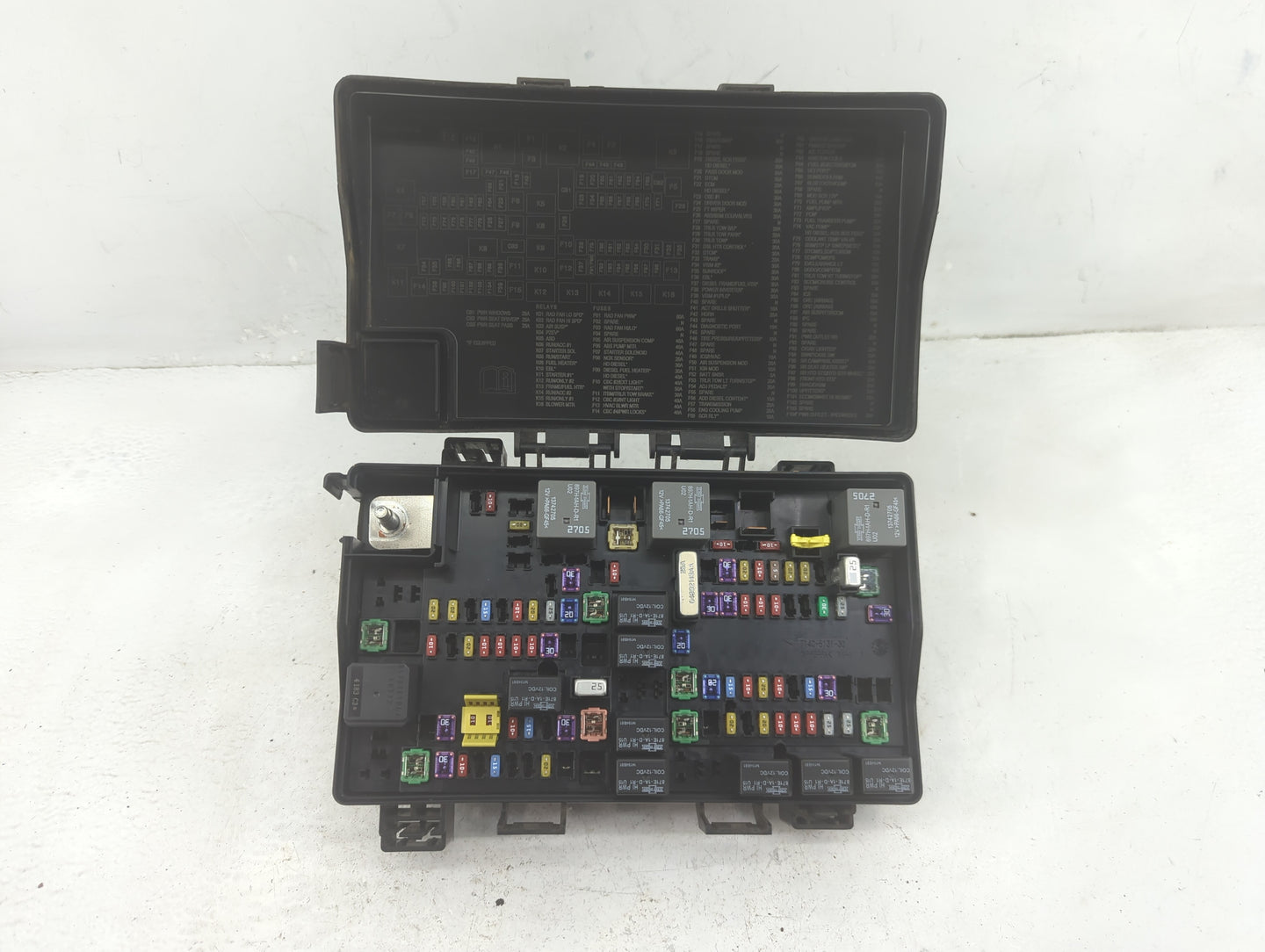 2015 Dodge Ram 1500 Fusebox Fuse Box Panel Relay Module P/N:7140-5131-30 Fits OEM Used Auto Parts - Oemusedautoparts1.com