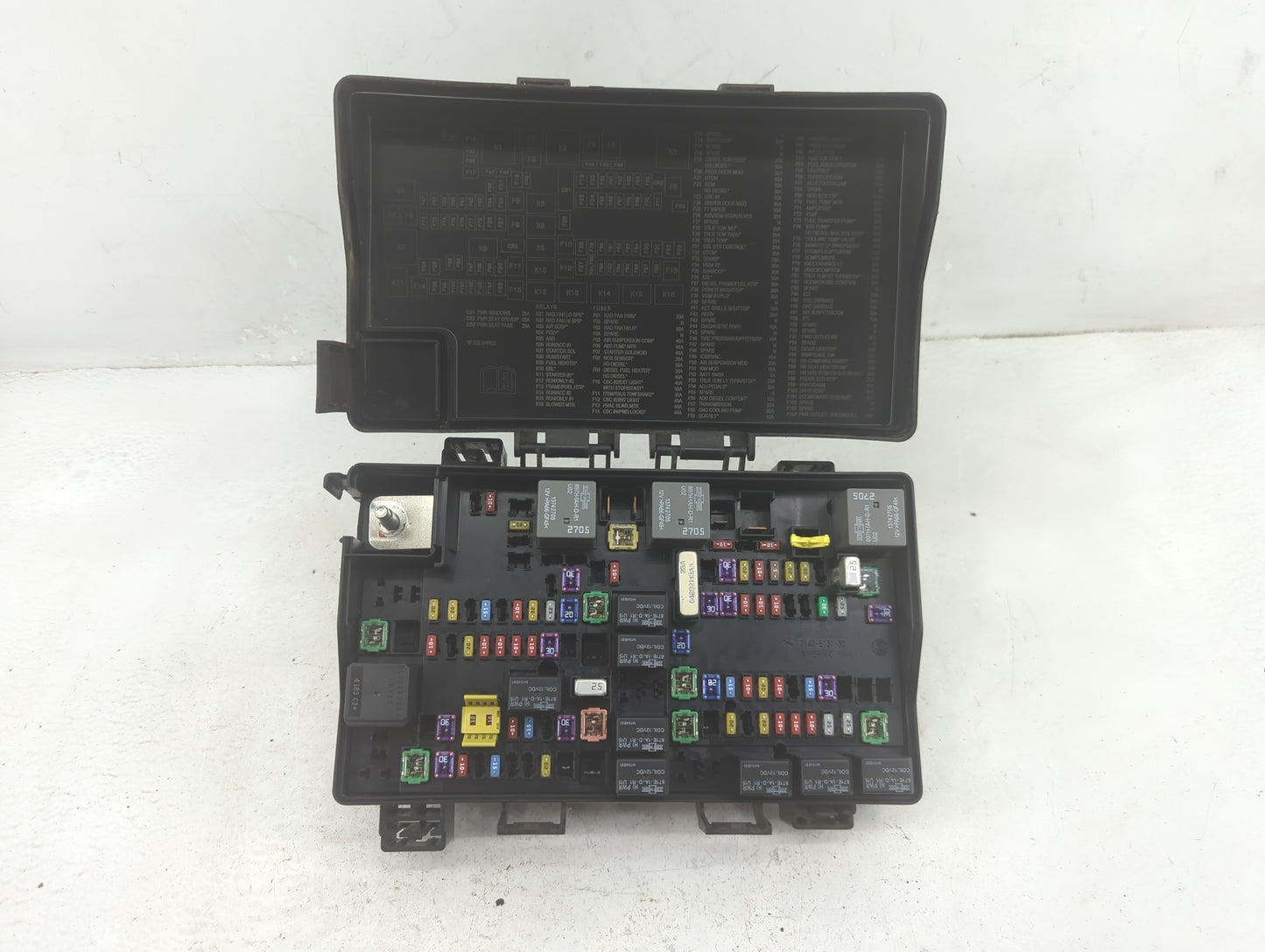 2015 Dodge Ram 1500 Fusebox Fuse Box Panel Relay Module P/N:7140-5131-30 Fits OEM Used Auto Parts - Oemusedautoparts1.com