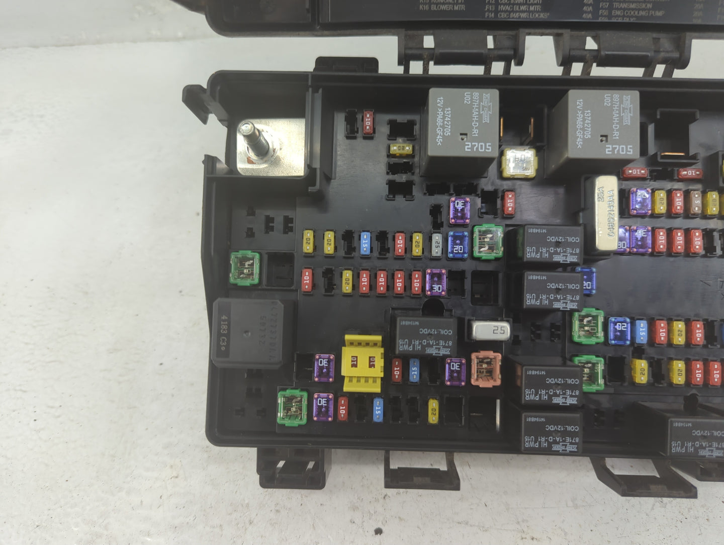 2015 Dodge Ram 1500 Fusebox Fuse Box Panel Relay Module P/N:7140-5131-30 Fits OEM Used Auto Parts - Oemusedautoparts1.com