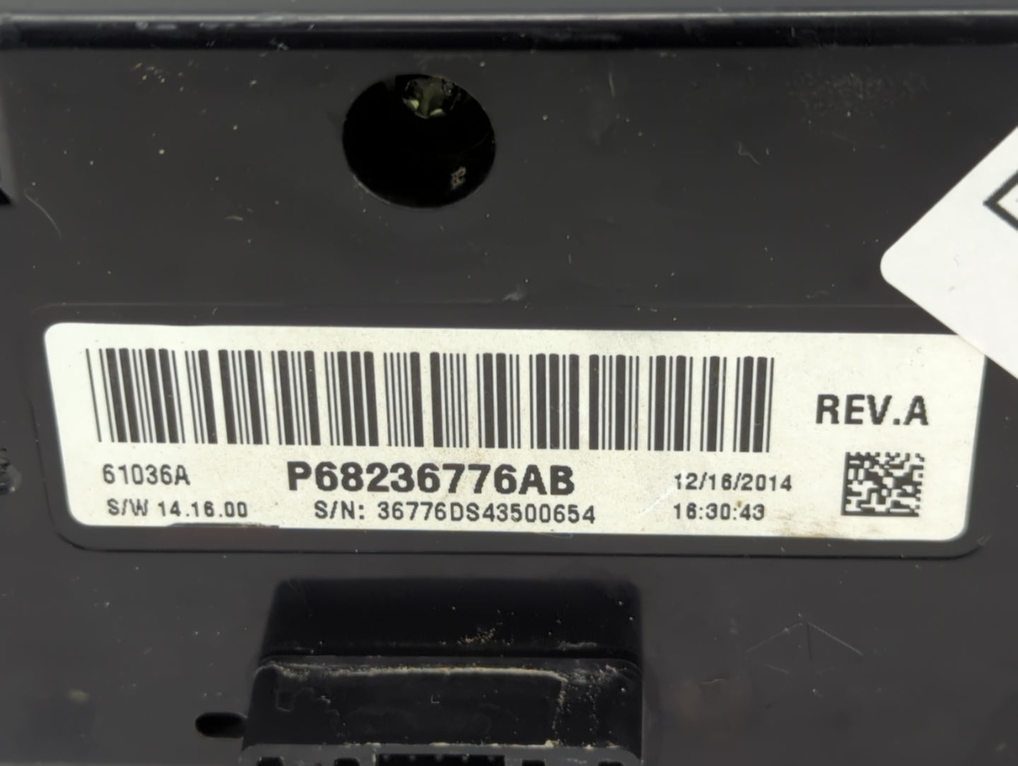 2015 Dodge Ram 1500 Climate Control Module Temperature AC/Heater Replacement P/N:P68236776AB Fits OEM Used Auto Parts - Oemu