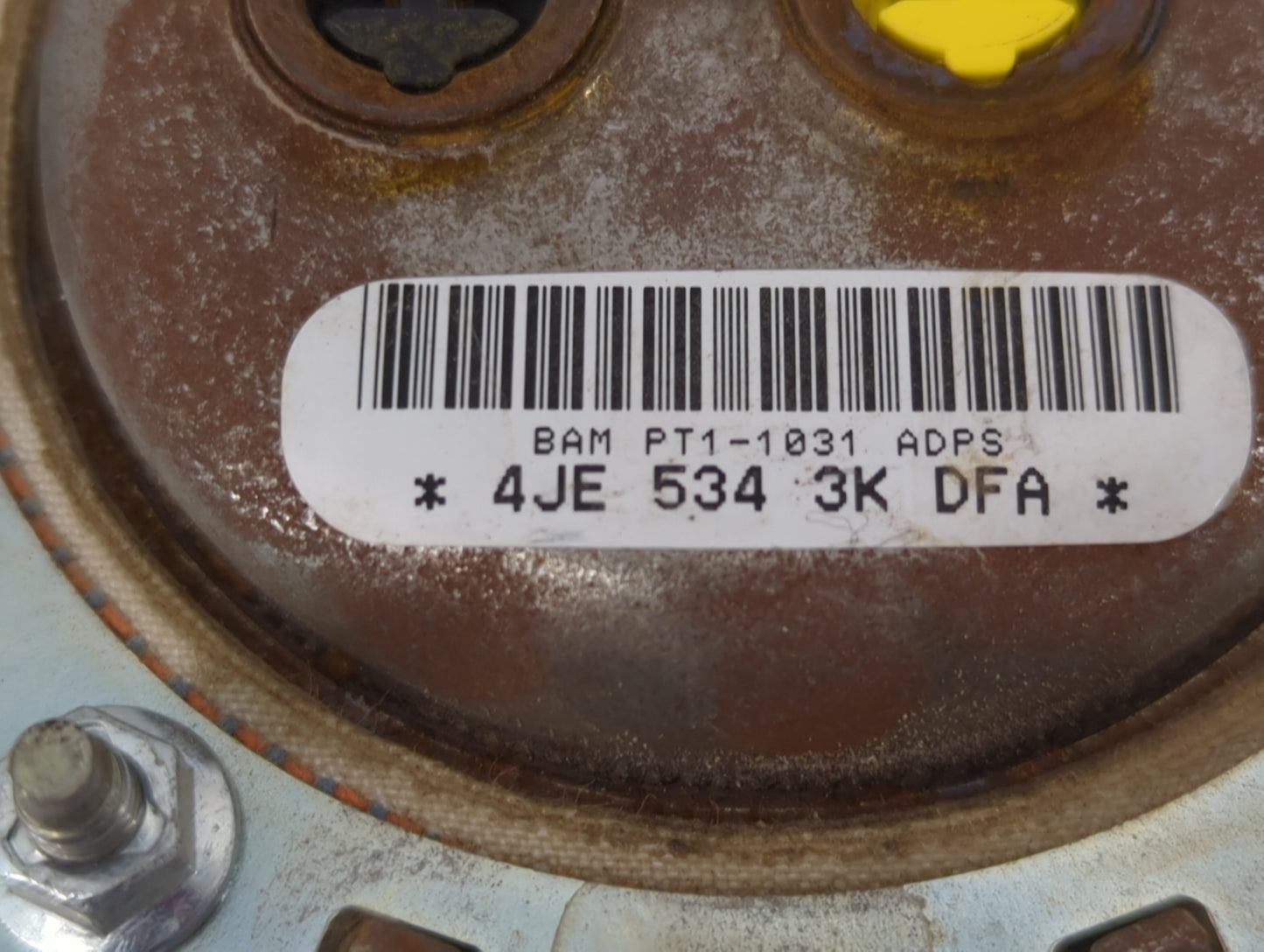 2015 Dodge Ram 1500 Air Bag Driver Left Steering Wheel Mounted P/N:1ZT78JXWAB Fits OEM Used Auto Parts - Oemusedautoparts1.c