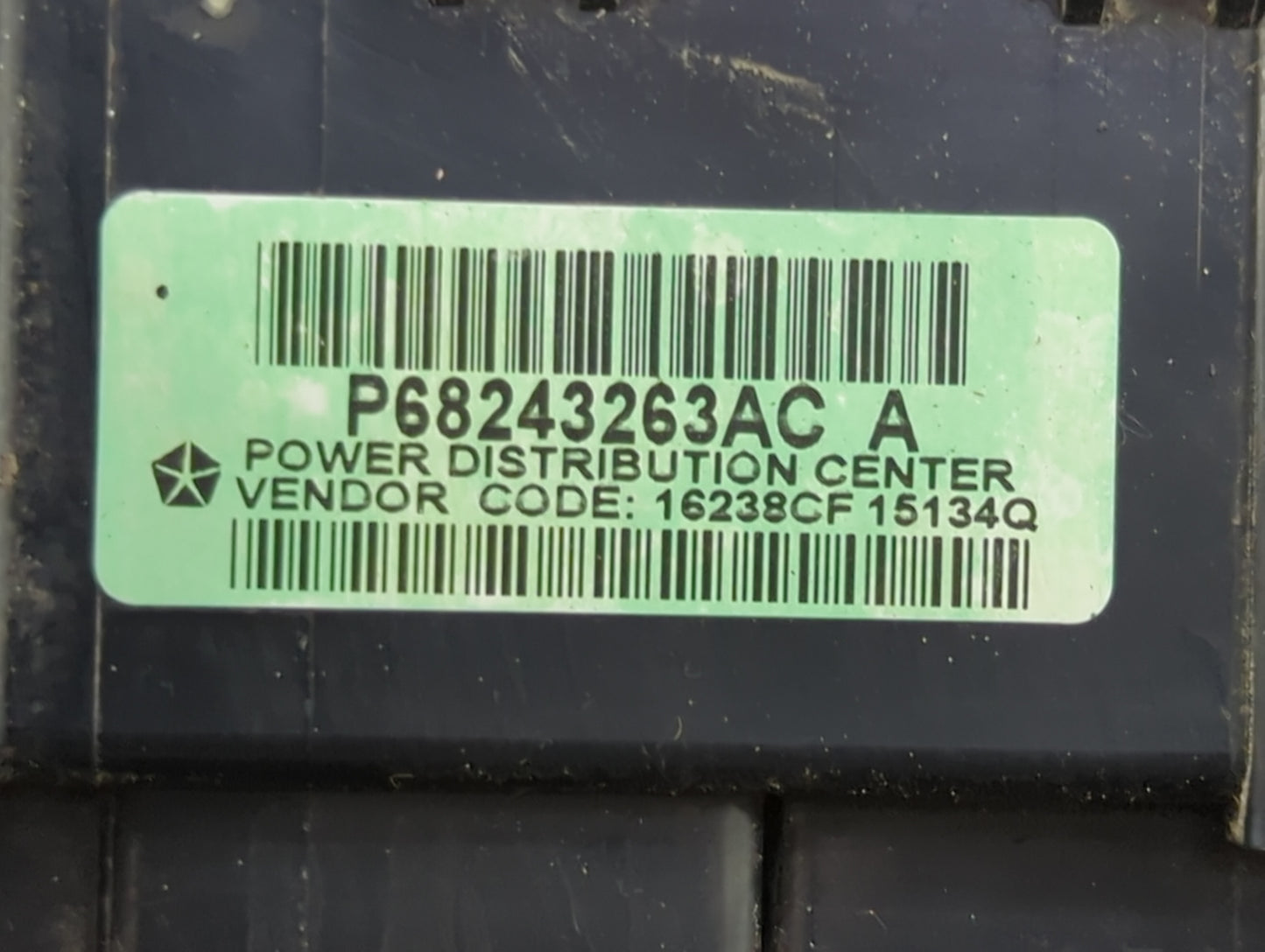2015 Dodge Ram 1500 Fusebox Fuse Box Panel Relay Module P/N:P68243263AC Fits OEM Used Auto Parts - Oemusedautoparts1.com