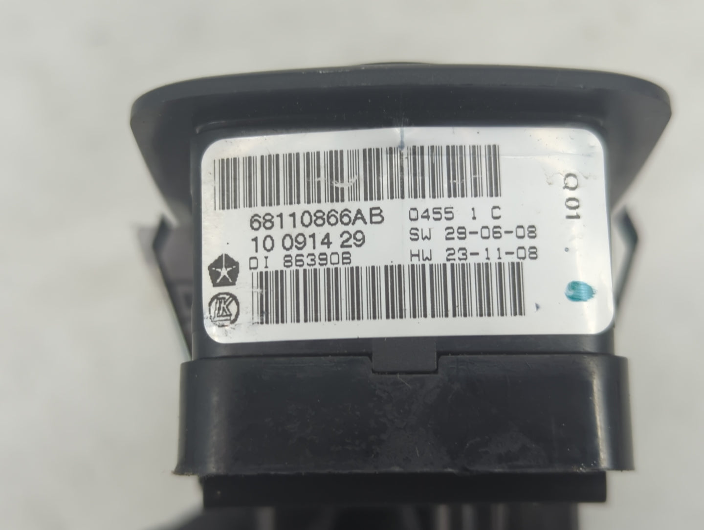 2015 Dodge Ram 1500 Master Power Window Switch Replacement Driver Side Left P/N:68110866AB Fits Fits 2012 2013 2014 2016 OEM