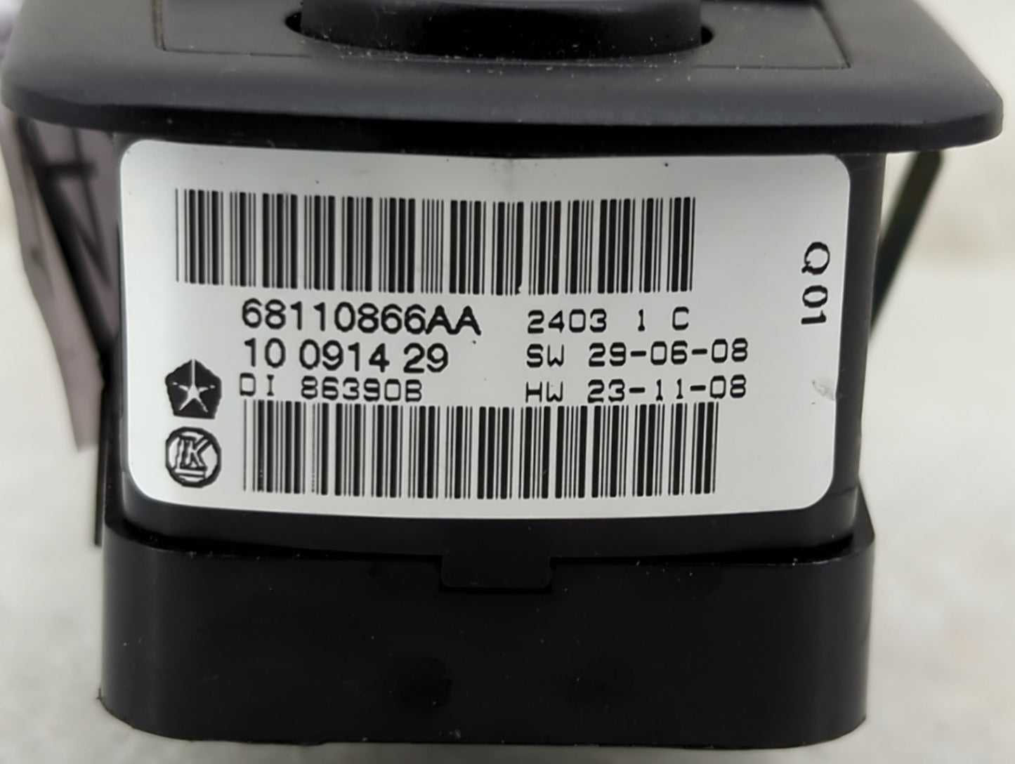 2015 Dodge Ram 1500 Master Power Window Switch Replacement Driver Side Left P/N:68110866AA Fits Fits 2012 2013 2014 2016 OEM