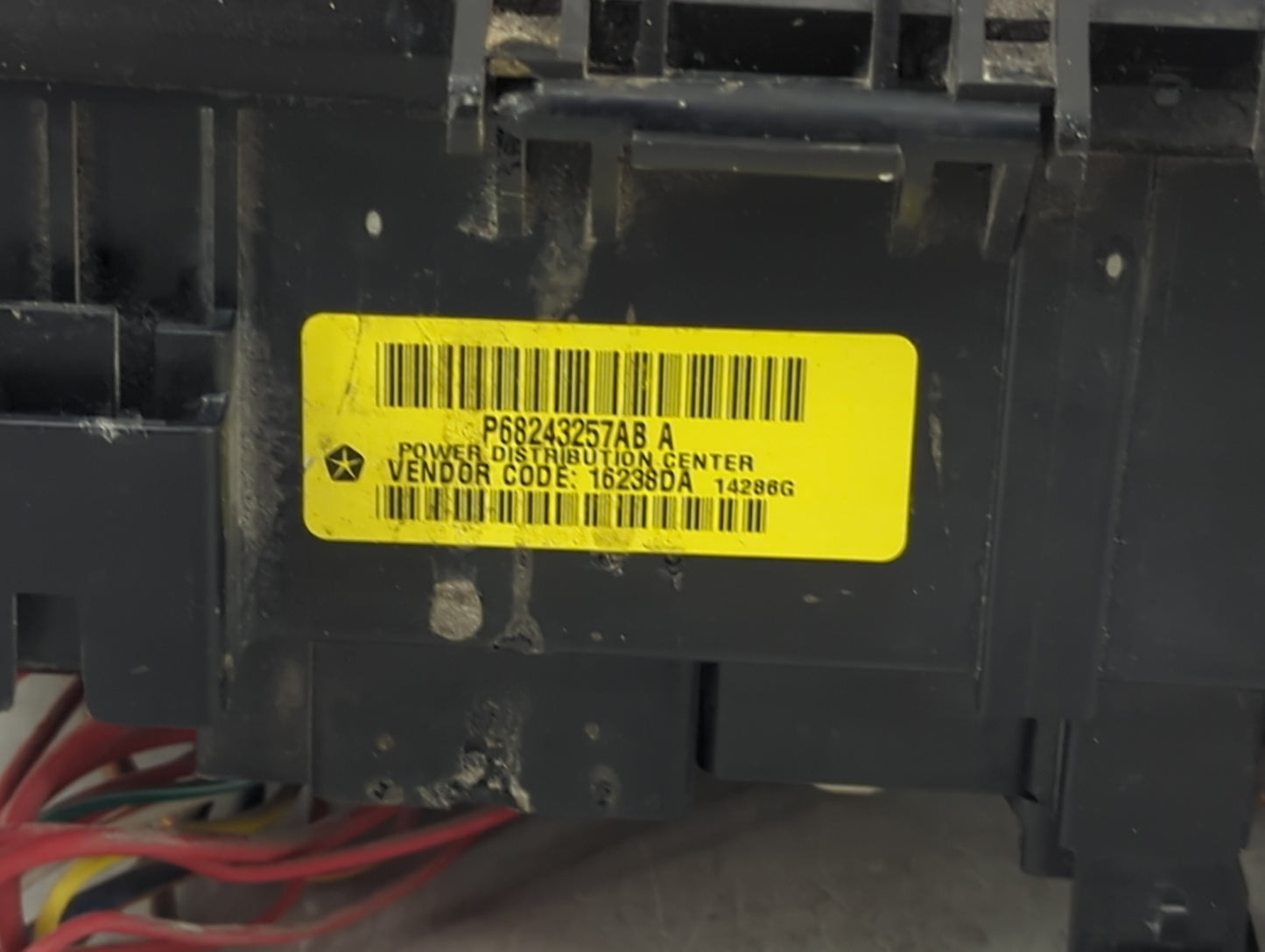 2015 Dodge Ram 1500 Fusebox Fuse Box Panel Relay Module P/N:P68243257AB Fits OEM Used Auto Parts - Oemusedautoparts1.com