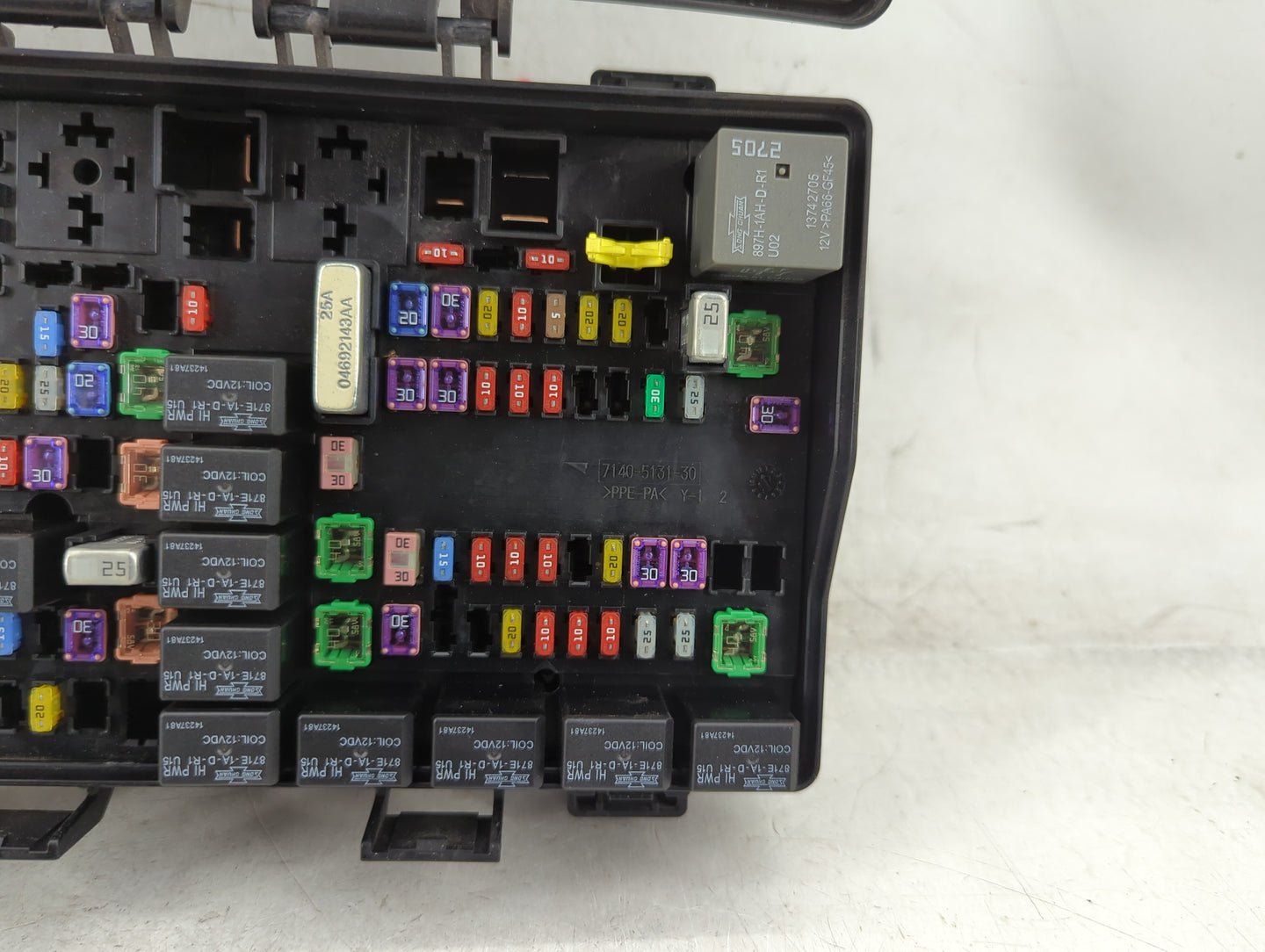 2015 Dodge Ram 1500 Fusebox Fuse Box Panel Relay Module P/N:P68243263AC Fits OEM Used Auto Parts - Oemusedautoparts1.com