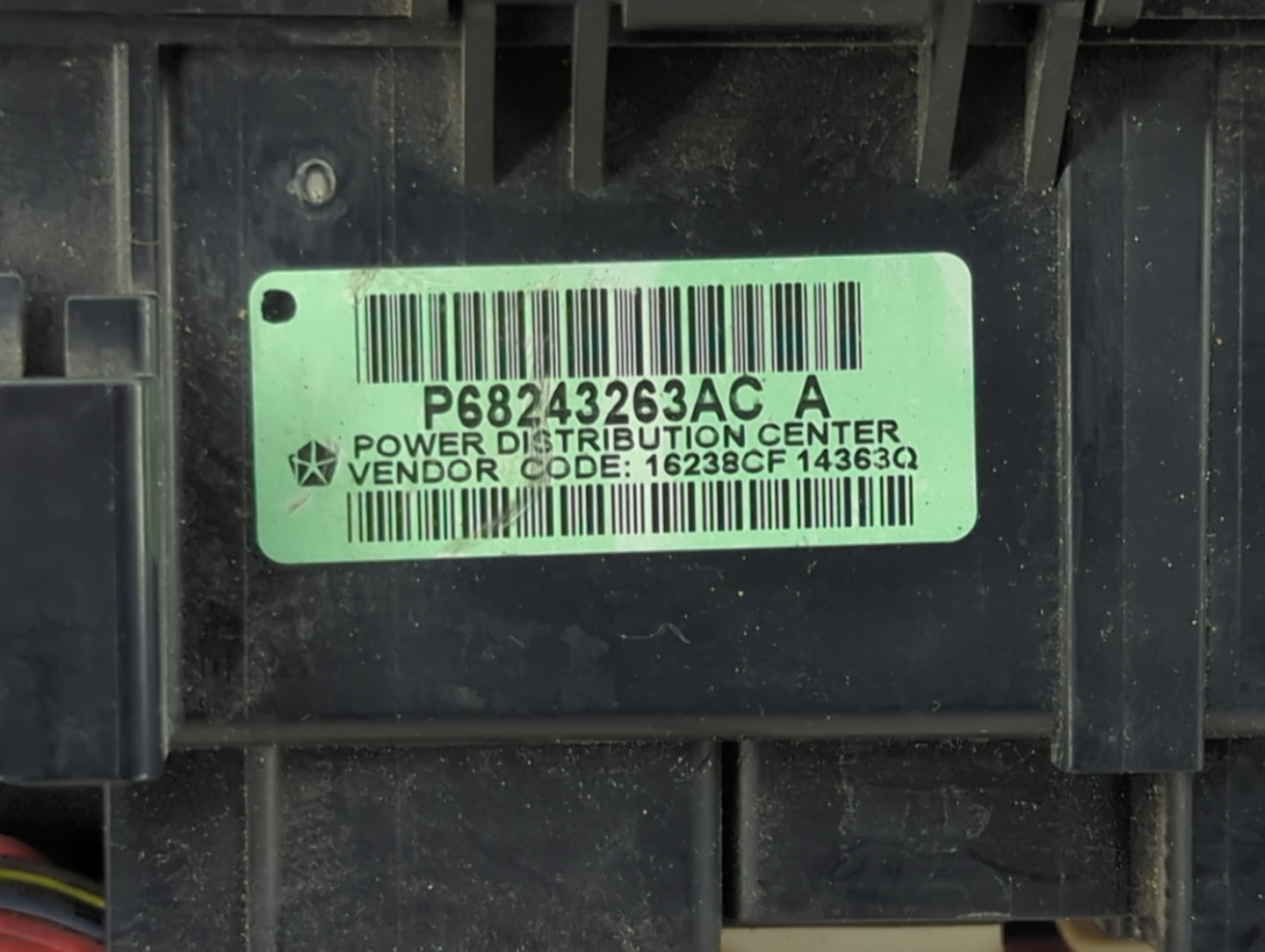 2015 Dodge Ram 1500 Fusebox Fuse Box Panel Relay Module P/N:P68243263AC Fits OEM Used Auto Parts - Oemusedautoparts1.com