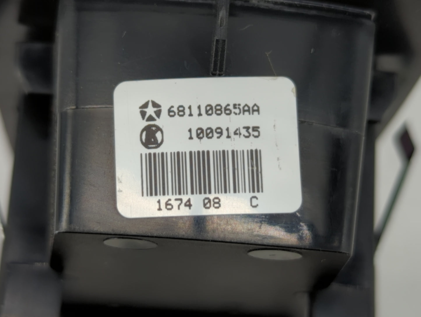 2015 Dodge Ram 1500 Master Power Window Switch Replacement Driver Side Left P/N:68110865AA 56046823AE Fits OEM Used Auto Par