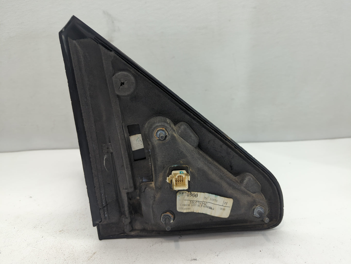 Dodge Ram 1500 Driver Left Side View Manual Door Mirror Black - Oemusedautoparts1.com