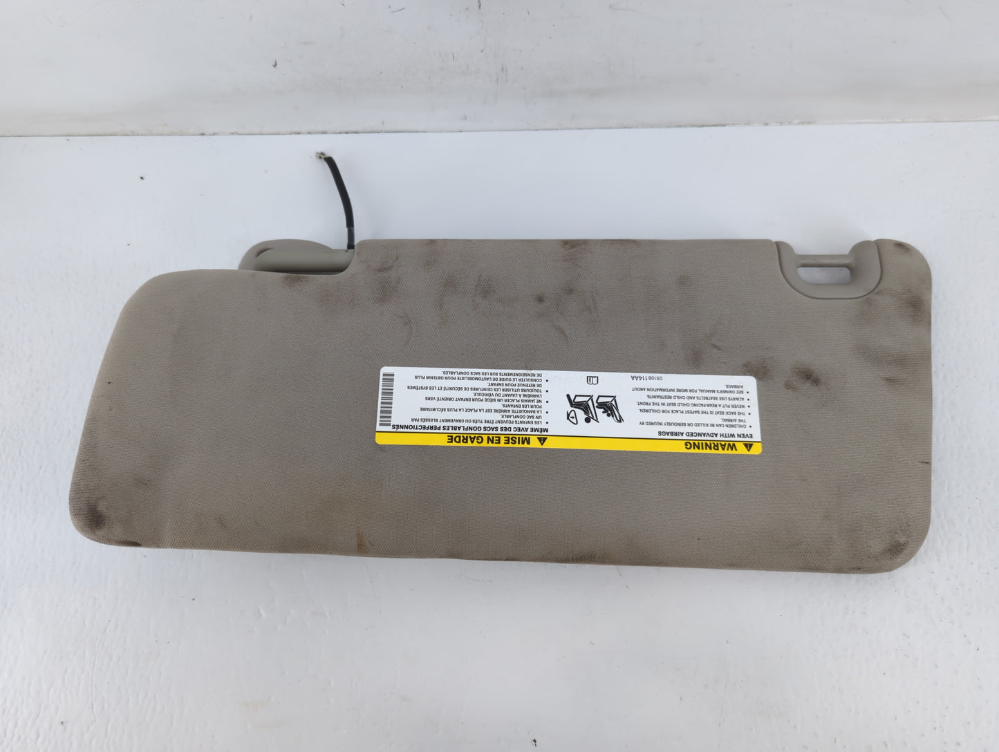2015 Dodge Ram 1500 Sun Visor Shade Replacement Passenger Right Mirror Fits Fits 2016 2017 2018 2019 2020 OEM Used Auto Part