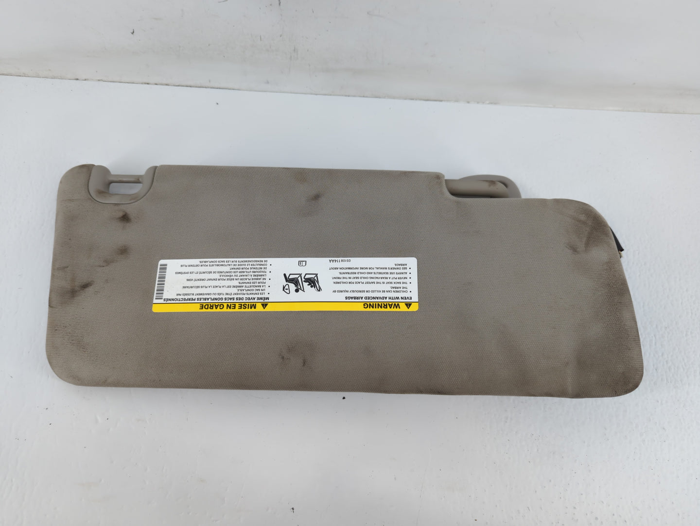 2015 Dodge Ram 1500 Sun Visor Shade Replacement Passenger Right Mirror Fits Fits 2016 2017 2018 2019 2020 OEM Used Auto Part
