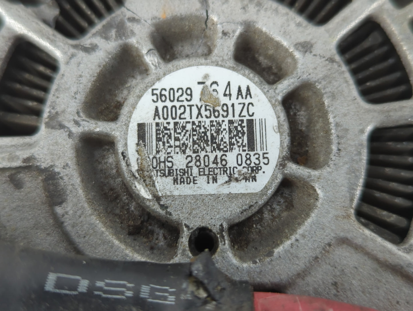 2015 Dodge Ram 1500 Alternator Replacement Generator Charging Assembly Engine OEM P/N:56029 764 Fits OEM Used Auto Parts - O