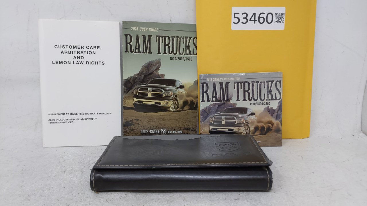 2015 Dodge Ram 3500 Owners Manual Book Guide OEM Used Auto Parts - Oemusedautoparts1.com