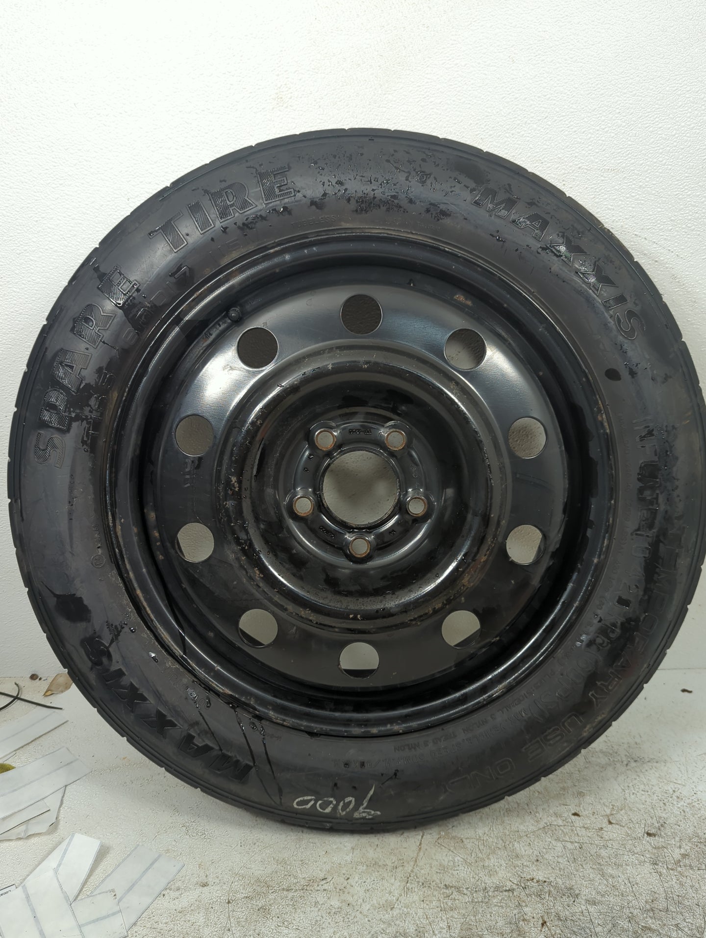 2015 Dodge Caravan Caravn Spare Donut Tire Wheel Rim Oem - Oemusedautoparts1.com