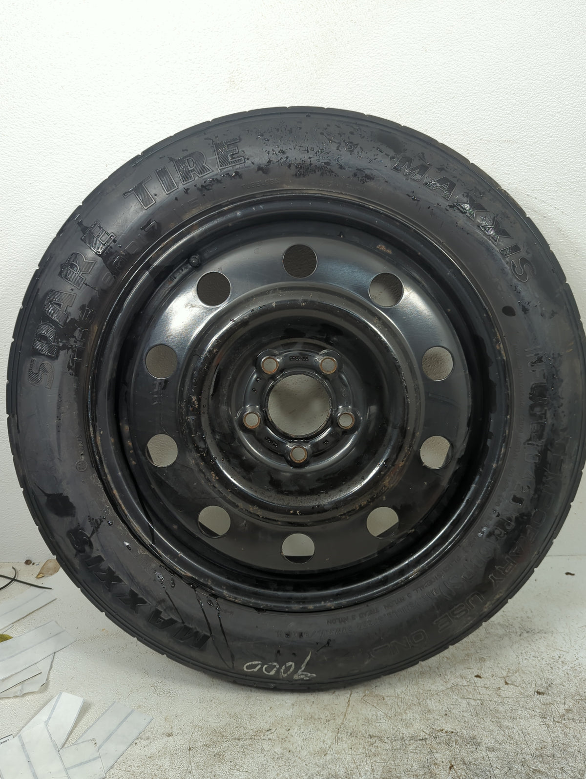 2015 Dodge Caravan Caravn Spare Donut Tire Wheel Rim Oem - Oemusedautoparts1.com