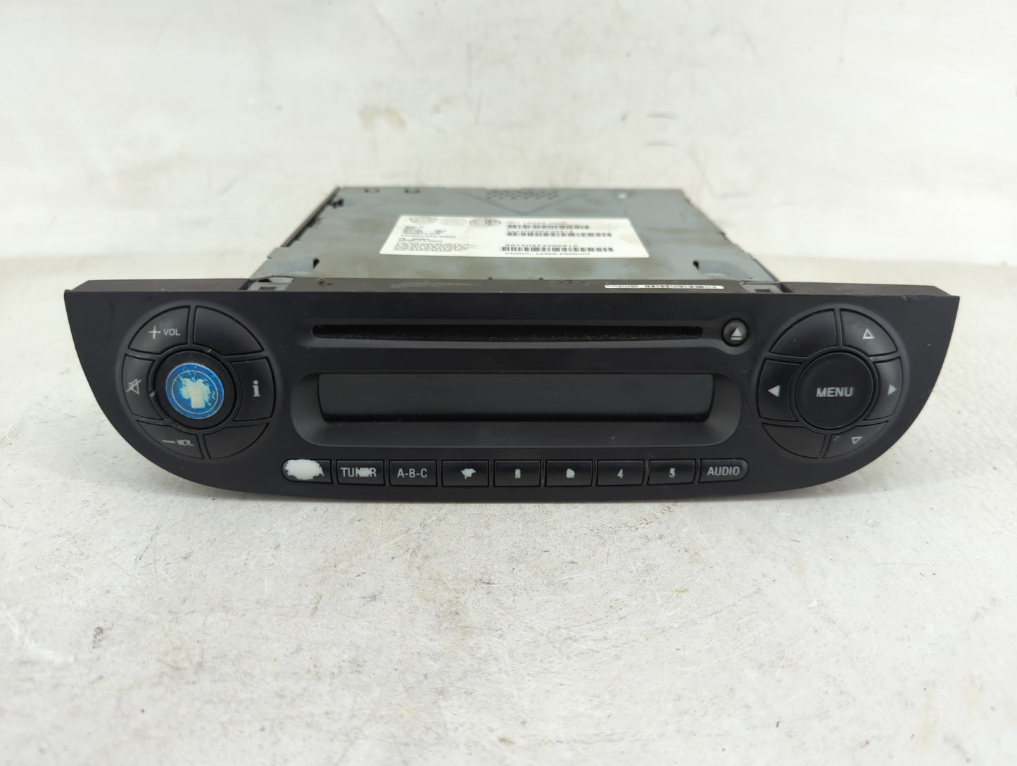 2012-2017 Fiat 500 Radio AM FM Cd Player Receiver Replacement P/N:1RZ26JXWAL 28449974 Fits Fits 2012 2013 2014 2015 2016 201