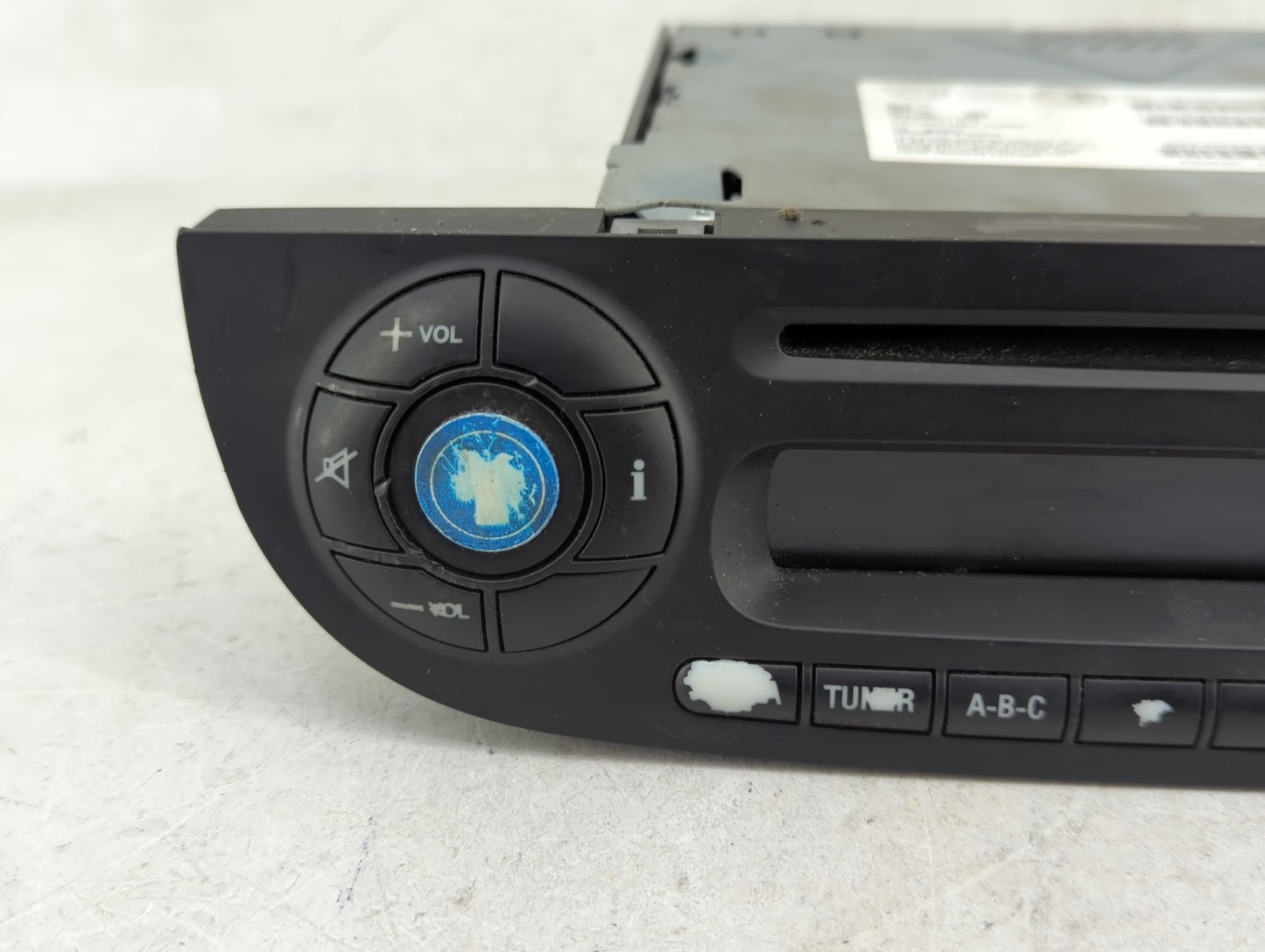 2012-2017 Fiat 500 Radio AM FM Cd Player Receiver Replacement P/N:1RZ26JXWAL 28449974 Fits Fits 2012 2013 2014 2015 2016 201
