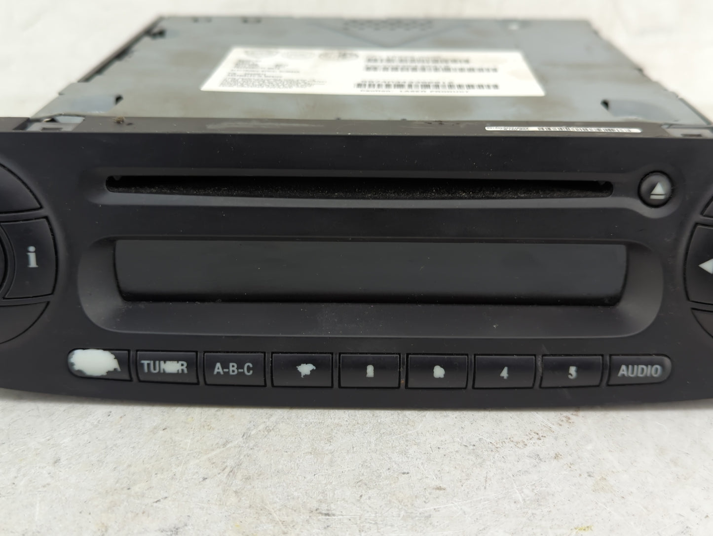 2012-2017 Fiat 500 Radio AM FM Cd Player Receiver Replacement P/N:1RZ26JXWAL 28449974 Fits Fits 2012 2013 2014 2015 2016 201