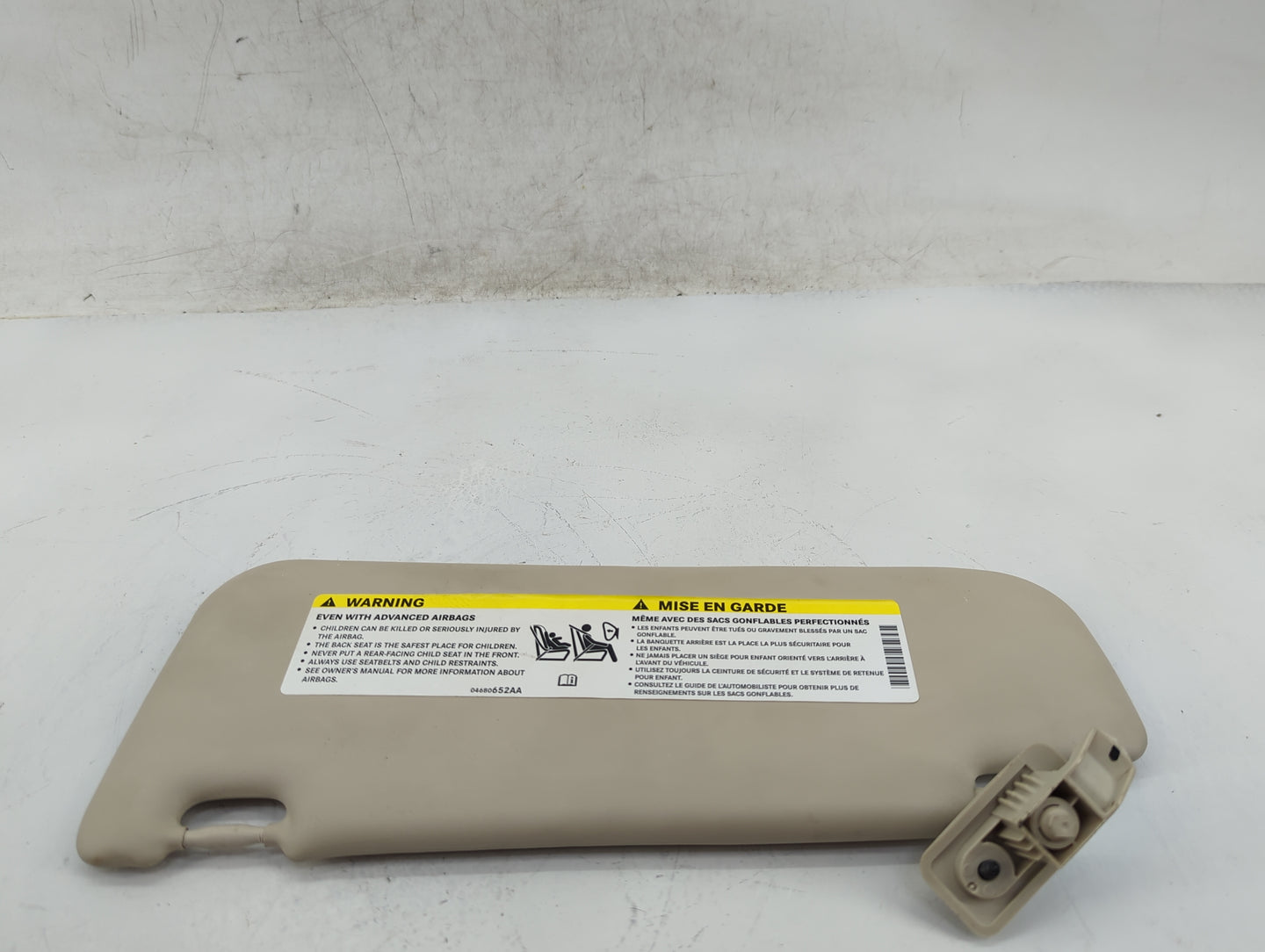 2012-2017 Fiat 500 Sun Visor Shade Replacement Driver Left Mirror Fits Fits 2012 2013 2014 2015 2016 2017 OEM Used Auto Part