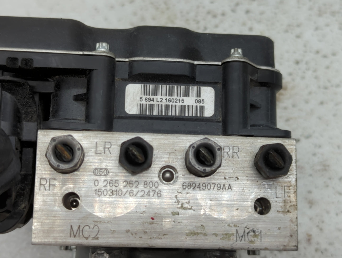 2012-2013 Fiat 500 ABS Pump Control Module Replacement P/N:68073251AH P68249079AA, 68073251AI, 68073251AG Fits Fits 2012 201