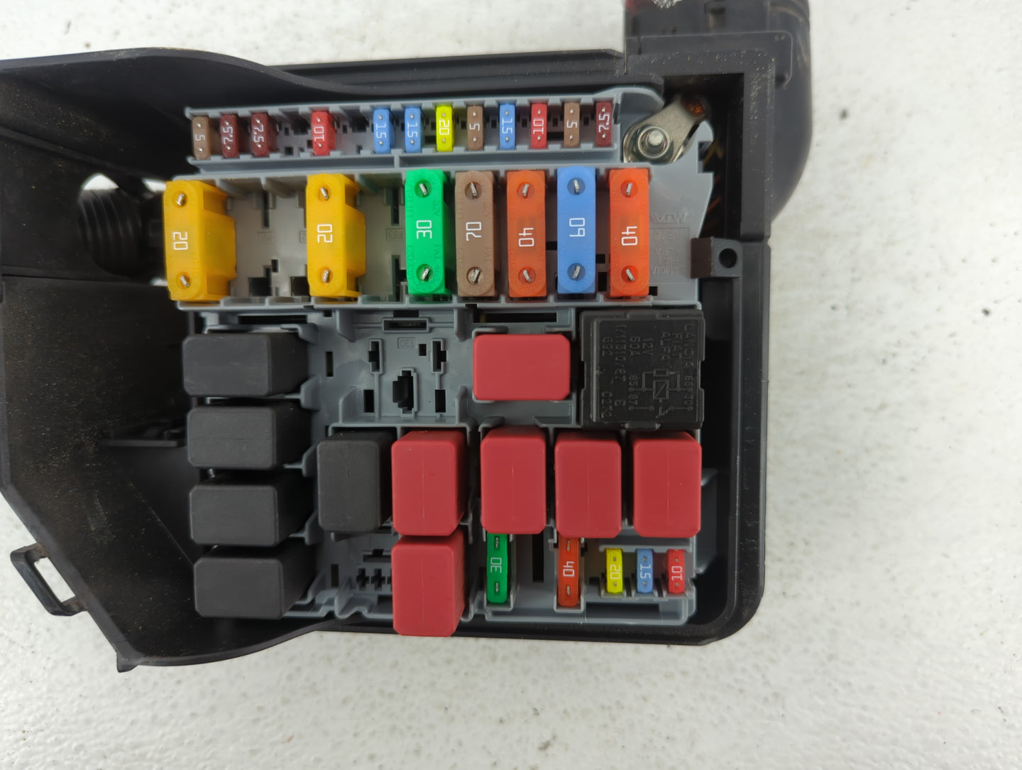 2012-2017 Fiat 500 Fusebox Fuse Box Panel Relay Module P/N:53100999 Fits Fits 2012 2013 2014 2015 2016 2017 OEM Used Auto Pa