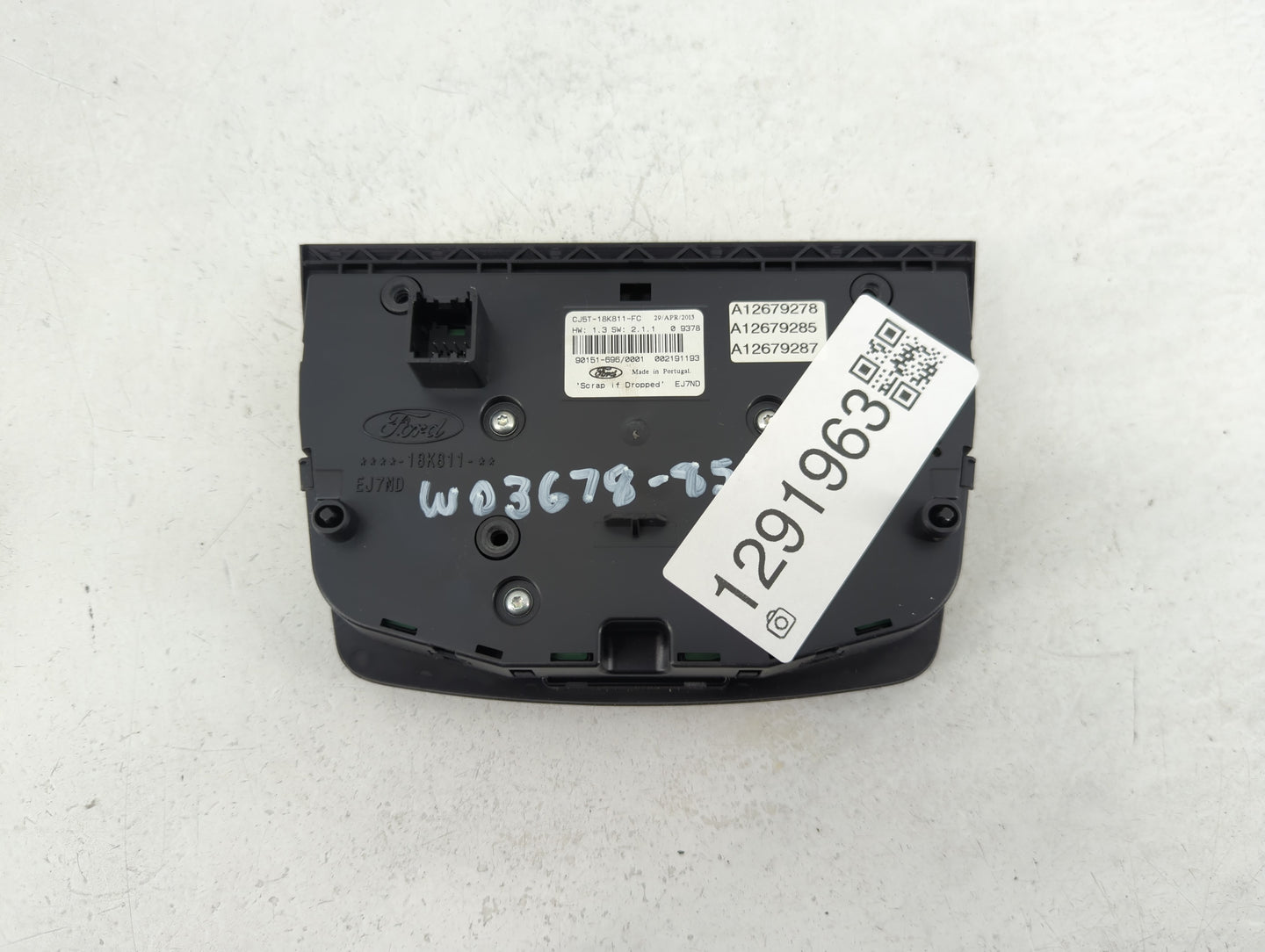 2015 Ford C-max Radio Control Panel - Oemusedautoparts1.com