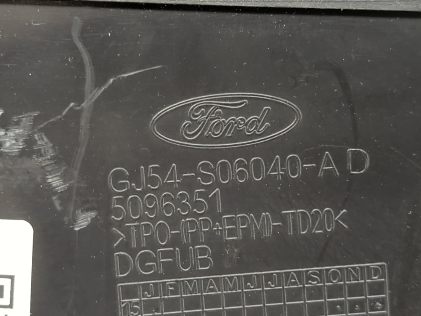 2015 Ford C-max Passenger Glove Box Door Storage Compartment Tan - Oemusedautoparts1.com