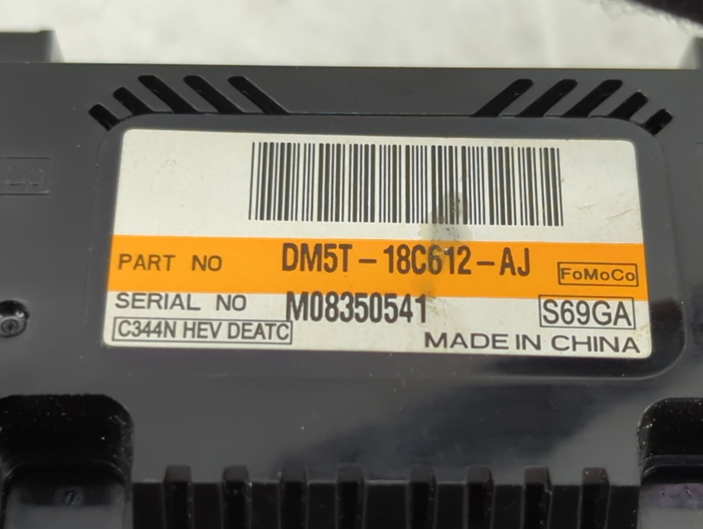 2013-2016 Ford C-Max Climate Control Module Temperature AC/Heater Replacement P/N:DM5T-18C612-AJ Fits Fits 2013 2014 2015 20