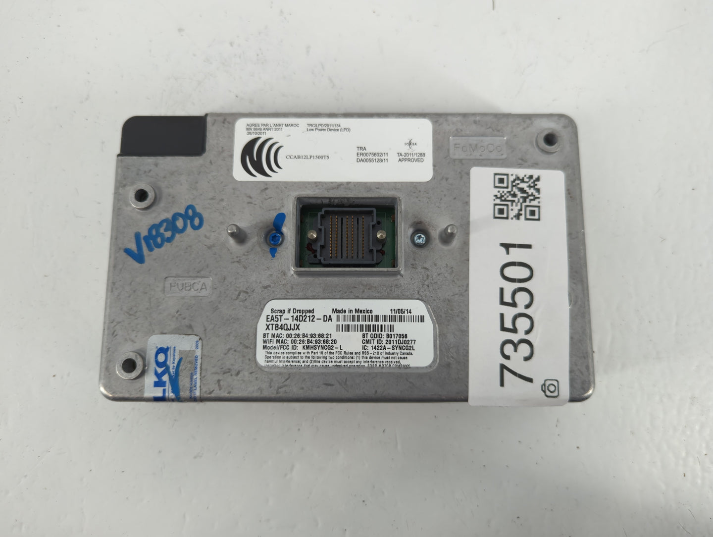 2015 Ford C-Max PCM Engine Control Computer ECU ECM PCU OEM P/N:DJ5T-14F329-DD Fits Fits 2016 2017 OEM Used Auto Parts - Oem