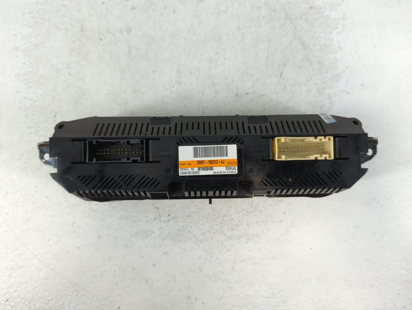 2013-2016 Ford C-Max Climate Control Module Temperature AC/Heater Replacement Fits Fits 2013 2014 2015 2016 OEM Used Auto Pa