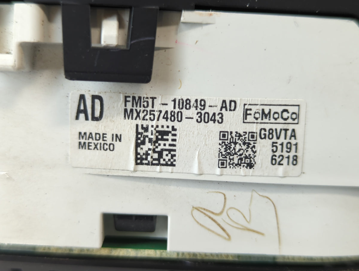 2015-2018 Ford C-Max Instrument Cluster Speedometer Gauges P/N:FM5T-10849-AD Miles:1K Fits Fits 2015 2016 2017 2018 OEM Used