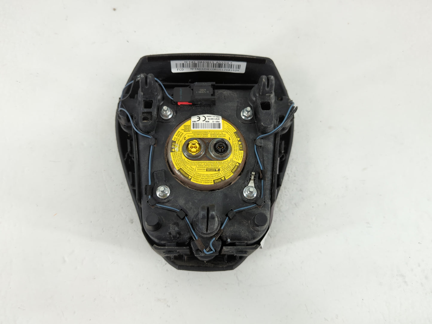 2015-2020 Ford Edge Air Bag Driver Left Steering Wheel Mounted Fits Fits 2015 2016 2017 2018 2019 2020 OEM Used Auto Parts -