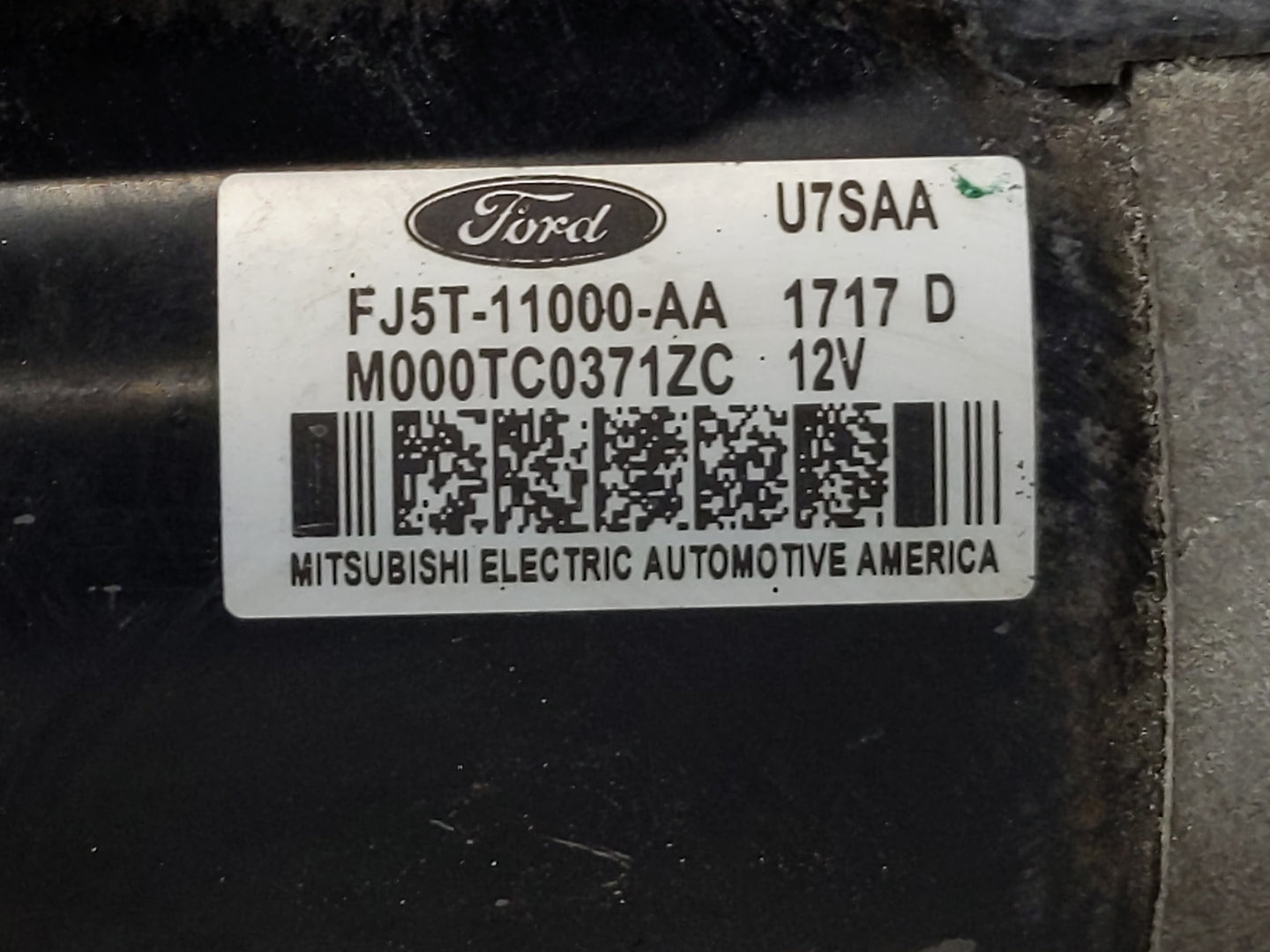 2015-2018 Ford Edge Car Starter Motor Solenoid OEM P/N:FJ5T-11000-AA Fits Fits 2015 2016 2017 2018 2019 2020 OEM Used Auto P