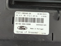 2015 Ford Edge Radio AM FM Cd Player Receiver Replacement P/N:FT4T-18E245-CK Fits OEM Used Auto Parts - Oemusedautoparts1.co